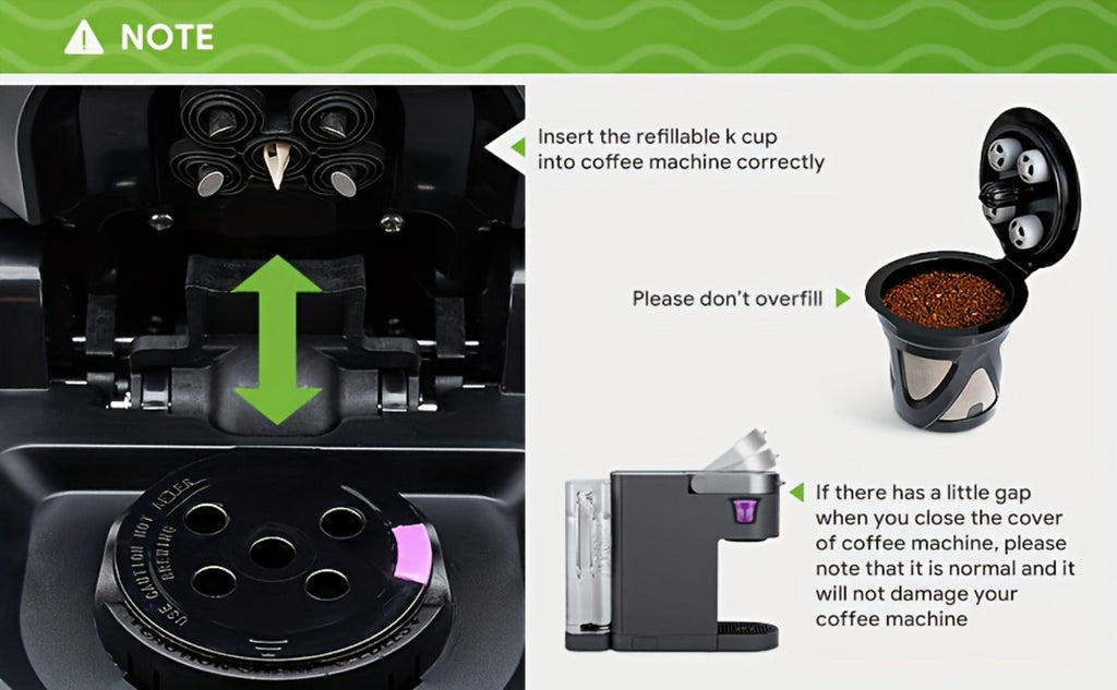 Reusable K-Cup Coffee Pods Set of 6 ¨C Refillable Coffee Filters Compatible with Keurig K-Supreme & K-Supreme Plus, Use Your Own Ground Coffee, Eco-Friendly & BPA-Free ¨C Black, Purple, Mixed