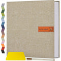 Self Adhesive Photo Album Scrapbook ¨C Large Linen Cover Memory Book for 4x6 5x7 8x10 Photos, DIY Picture Book with Metal Pen, Gift for Mom, Baby, Wedding, Valentine's Day & Mother's Day, 40 & 60 Pages