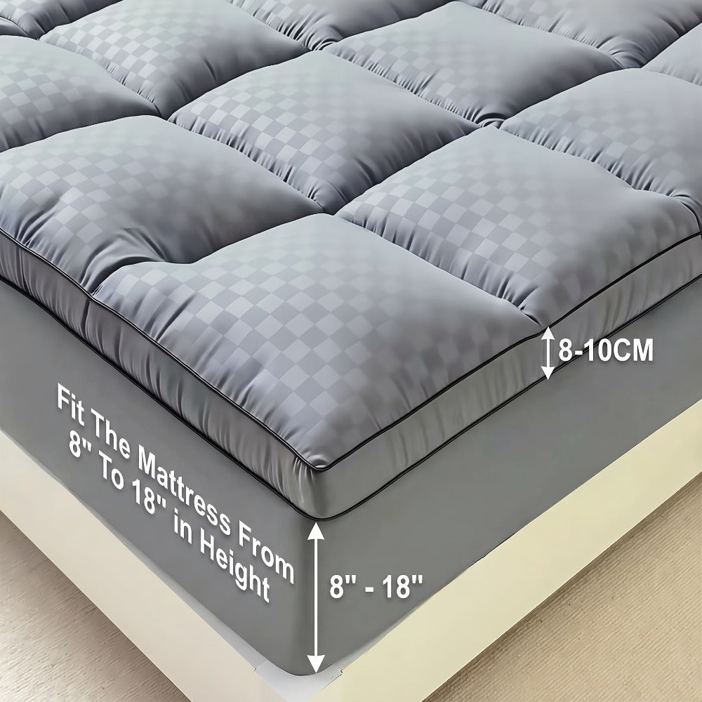 Mattress Protector Quilted Deep Pocket 8-21 Inch Stretch Fit Mattress Cover Pad for Twin Full Queen King California King ¨C Soft Breathable Machine Washable Bed Cover