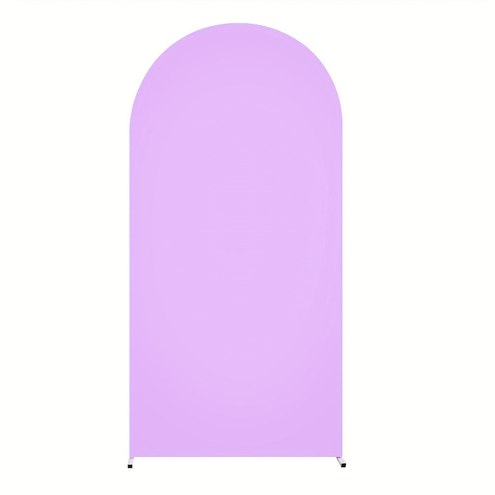 Arch Cover 6ft Stretchable Fabric Party Decoration | Wedding Ceremony Backdrop Cover Wrinkle-Free Zipper Fit for Gender Reveal Bridal Shower Birthday Holiday Celebration 8 Colors