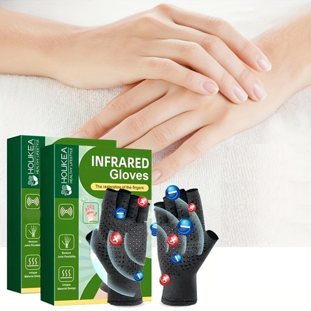 Compression Arthritis Gloves Breathable Joint Care 2 Pairs for Men & Women ¨C Polyester Hand Support Gloves for Arthritis Pain Relief, Daily Use, Sports & Leisure Activities