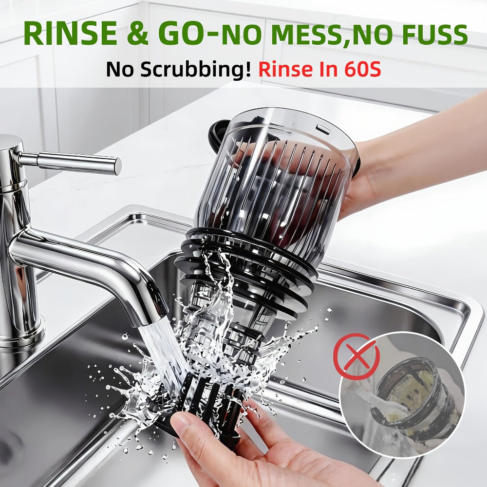 Masticating Juicer Cold Press - 4.25¡± Wide Feed Chute Auto-Feed Slow Juicer for Whole Fruits & Vegetables, 98% Juice Extraction, Quiet Motor, Easy to Clean, Compact for 1-2 People, Multiple Colors