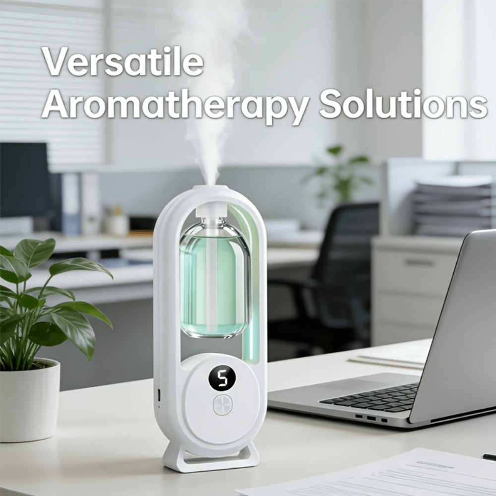 Aroma Diffuser with Essential Oils Set Cool Mist Humidifier 5 Settings for Bedroom Living Room Hotel Spa Yoga Home Relaxation Aromatherapy Diffuser Gift Set with 1 or 3 Essential Oil Bottles