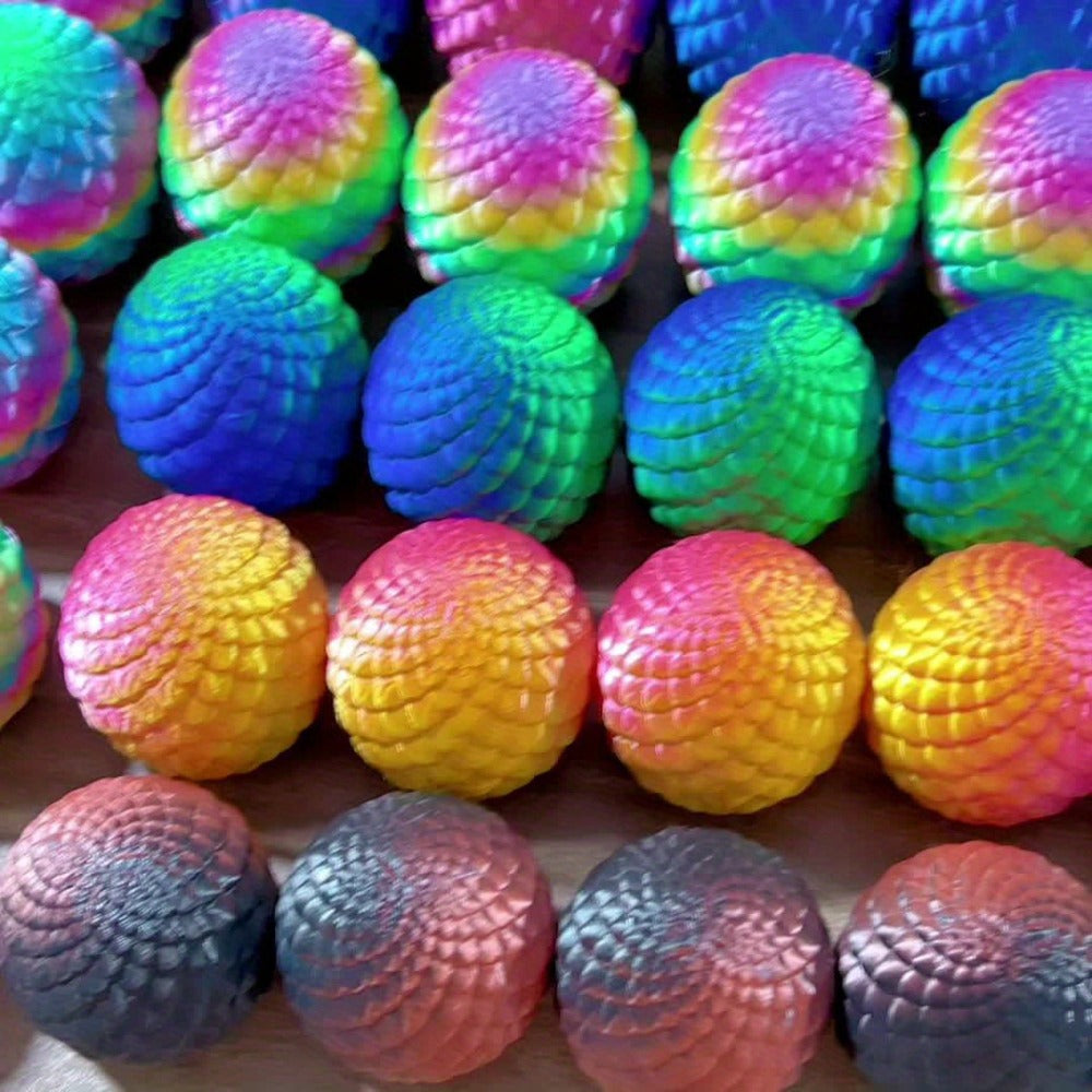 Dragon Egg Decorative Sculpture Set 40-Piece ¨C 20 Mini Dragons & 20 Dragon Eggs Figurines, 4.92¡± Dragons & 2.2¡± Eggs, Fantasy Home Decor for Office, Living Room, Holiday Party & Collectors Gift