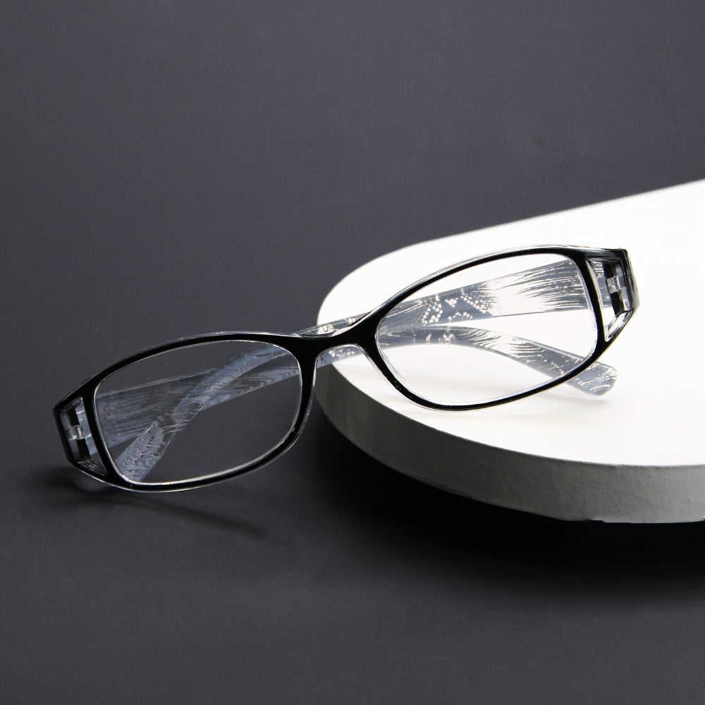 Womens Reading Glasses 16 Pack Elegant Square Full Frame High Definition Lenses 4 Colors Purple Blue Brown Black Comfortable Stylish Readers for Computer Book Reading Long Distance Magnification 1.0 to 4.0