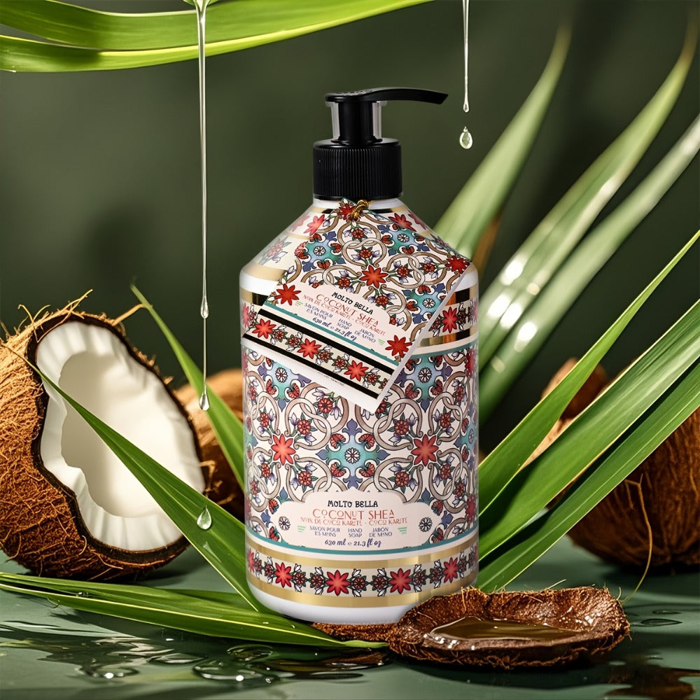 Liquid Hand Soap with Floral Press Bottle ¨C 21.3 fl oz, Moisturizing Scented Hand Wash in Lavender, Grapefruit, Jasmine, Coconut Shea & More