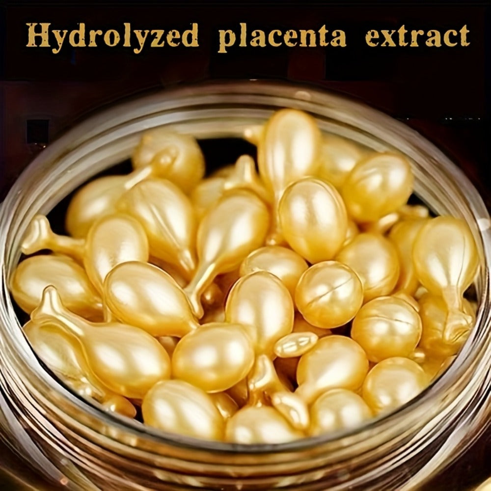 Hyaluronic Acid Collagen Facial Gel Capsules 360pcs (2 Boxes x 180pcs) - Deep Moisturizing Face Neck Serum Capsules for All Skin Types - Anti-Aging Firming Youthful Complexion Travel Size Skincare