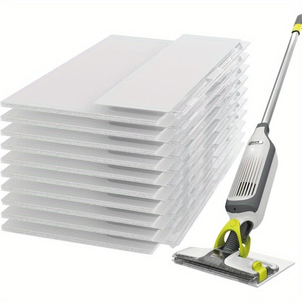 Shark VACMOP Replacement Pads Compatible with VM252 VM200 VM190 VM250 VM251 VM200C VM252C QM250 VC205 Cordless Hard Floor Vacuum Mop Disposable Pad Refills 10 20 30 40 Pack Value