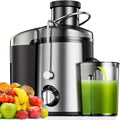 Centrifugal Juicer Machine 3-Inch Wide Mouth 3-Speed Settings ¨C High Juice Yield Fast Extraction for Fruits & Vegetables | Easy Clean Detachable Parts Food Processor Blender Kitchen Appliance