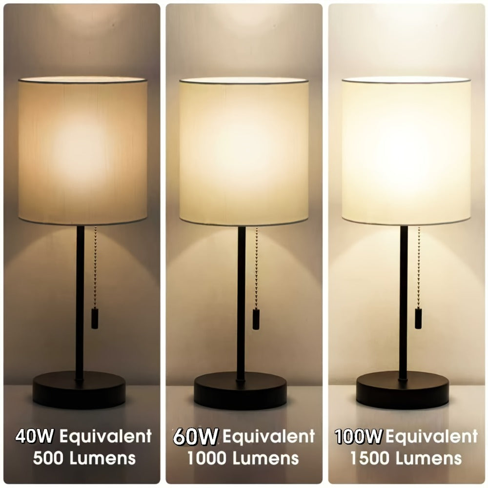 3-Way LED Light Bulb A19 40 60 100W Equivalent 1500 Lumens E26 Base ¨C Soft White 2700K & Daylight 5000K Three-Way Bulb for Bedroom Living Room Study Room Table Lamp, 2 & 4 Pack