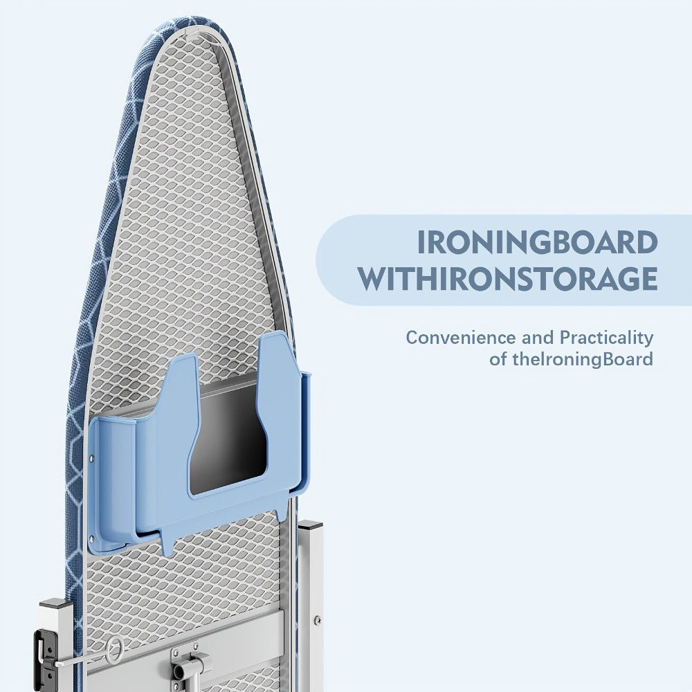 Wall Mount Ironing Board Foldable 36x12 Space Saving with Iron Holder Removable Heat Resistant Cover for Small Spaces Laundry Room Closet Apartment