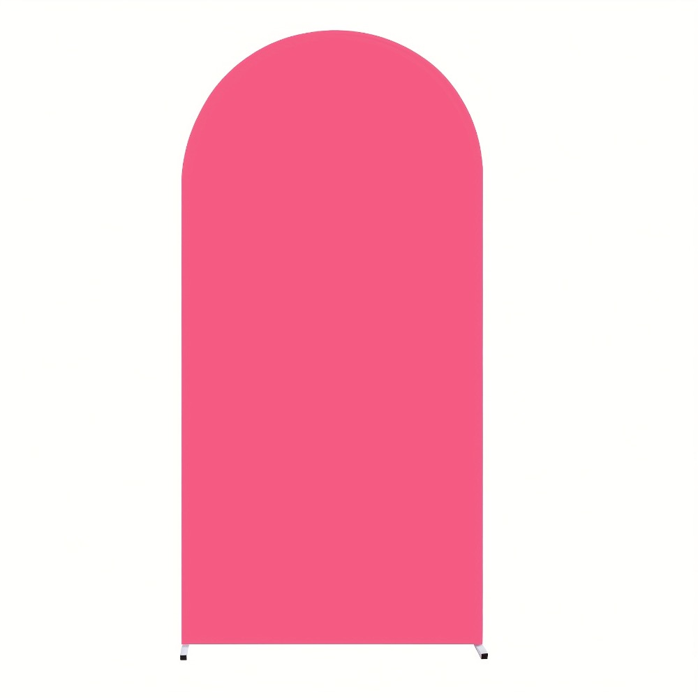 Arch Cover 6ft Stretchable Fabric Party Decoration | Wedding Ceremony Backdrop Cover Wrinkle-Free Zipper Fit for Gender Reveal Bridal Shower Birthday Holiday Celebration 8 Colors