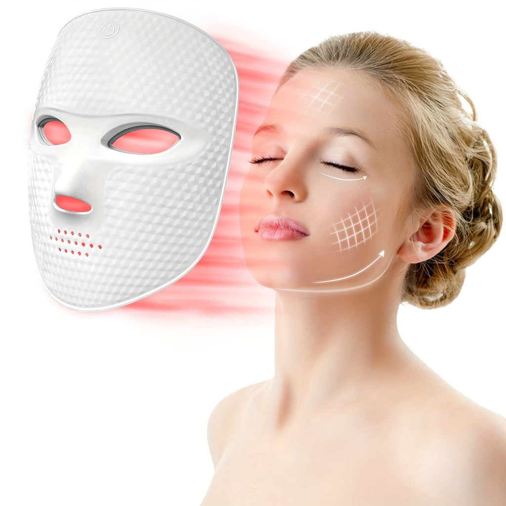 Photon Skin Rejuvenation Wand 7-Color LED Beauty Device - Multifunctional Home Facial Care Tool for Anti-Aging, Acne, Brightening & Wrinkle Reduction, Perfect Gift for Women & Girlfriend