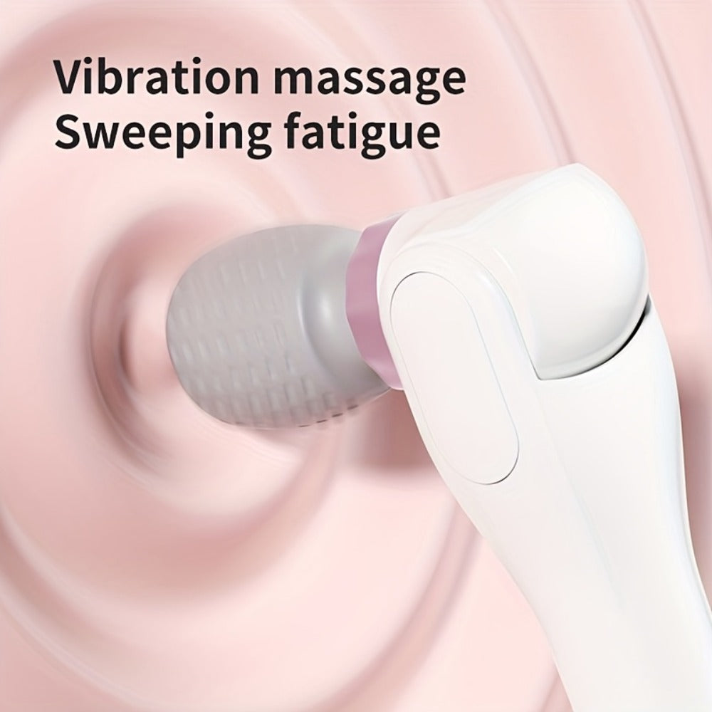 Electric Handheld Massager 180¡ã Foldable Massage Stick | 5-Speed Vibration USB Rechargeable Rotating Head | Full Body Relief Neck Back Shoulder Leg Waist | Portable Cordless Massager Gift for Women Men