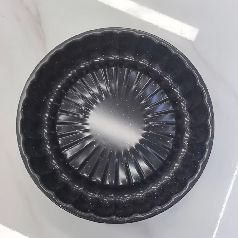 Round Non-Stick Cake Mold Baking Pan Carbon Steel Easy Release Home Baking Tool for Layer Cakes Cheesecake Sponge Chiffon Birthday Cake Golden Deep Gray
