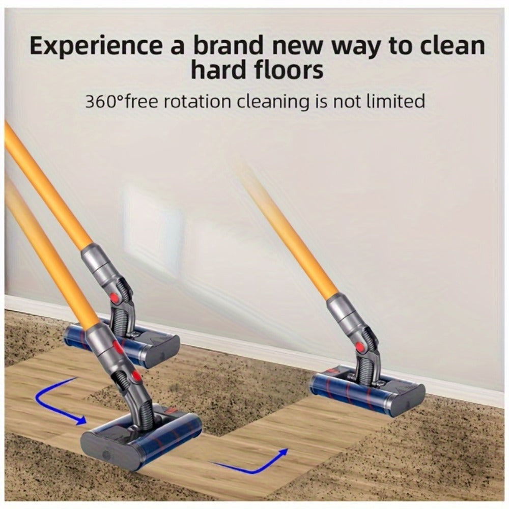 Dyson Replacement Brush Head Double Roller Compatible with V7 V8 V10 V11 V15 360¡ã Swivel Hard Floor Vacuum Cleaner Attachment