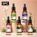 Essential Oil Gift Set 5 Pack Aromatherapy Oils Lavender Vanilla Eucalyptus Rose Jasmine for Diffuser Candle Humidifier Car Home Teacher Mother's Day Gift