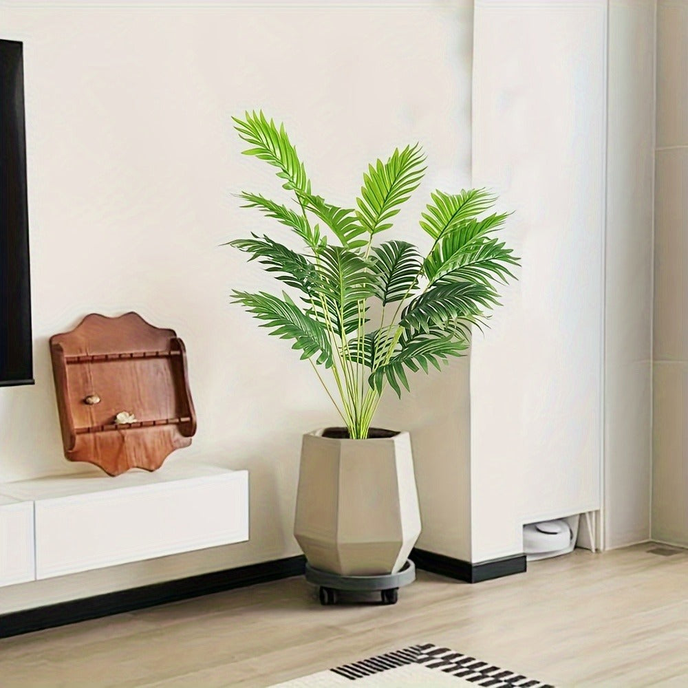 Realistic Artificial Plants 2pcs ¨C Lifelike Fake Plant Decor for Indoor & Outdoor, Home, Wedding, Garden & Festival Celebrations, Elegant Faux Greenery Decoration Set