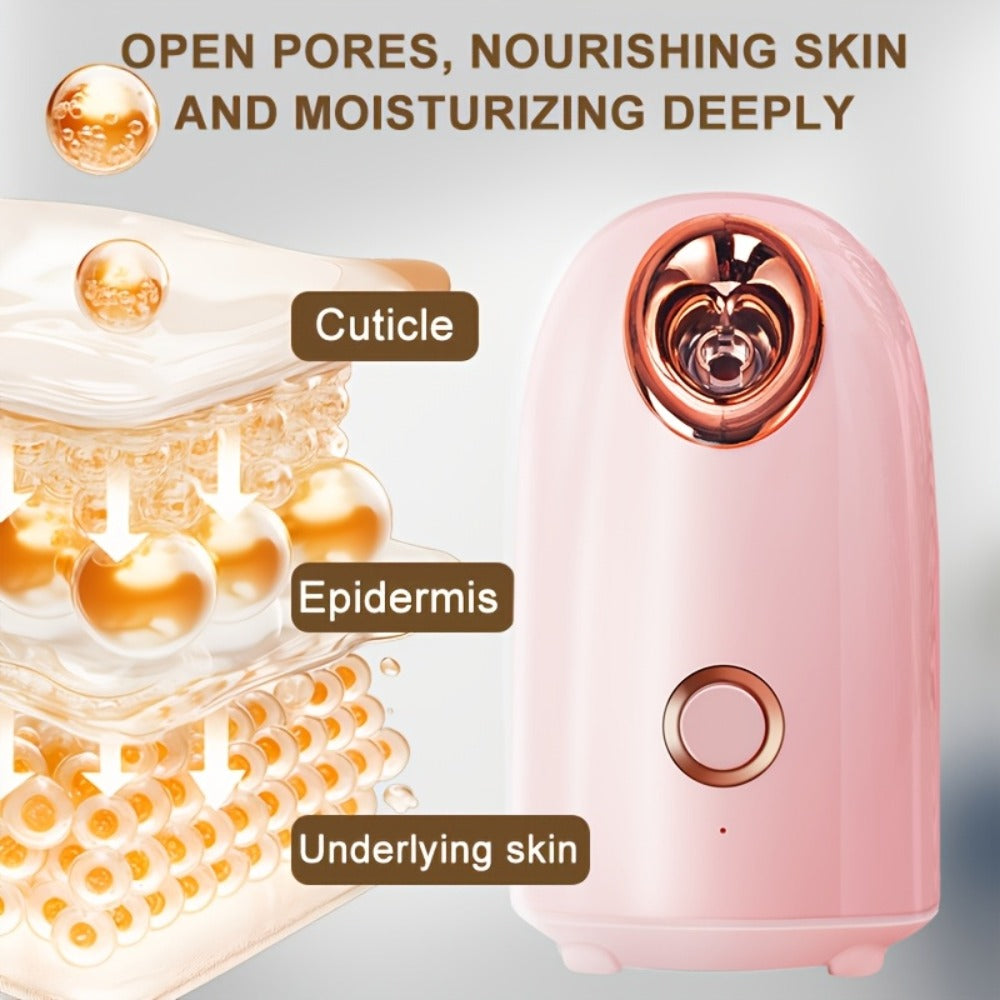 Blackhead Remover & Facial Steamer Combo - Pore Cleansing Home Spa Beauty Device for Dry Skin, Nose & Face Care, Unisex Skin Care Tool - Basic, Deluxe & Flagship Models, Great Gift Idea