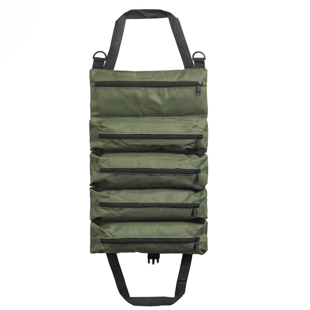 Collapsible Tool Bag Organizer for Hardware Storage | Foldable Tool Kit Bag for Carpentry Electricians Automotive Repairs Outdoor | Portable Buggy Bag Easy Transport