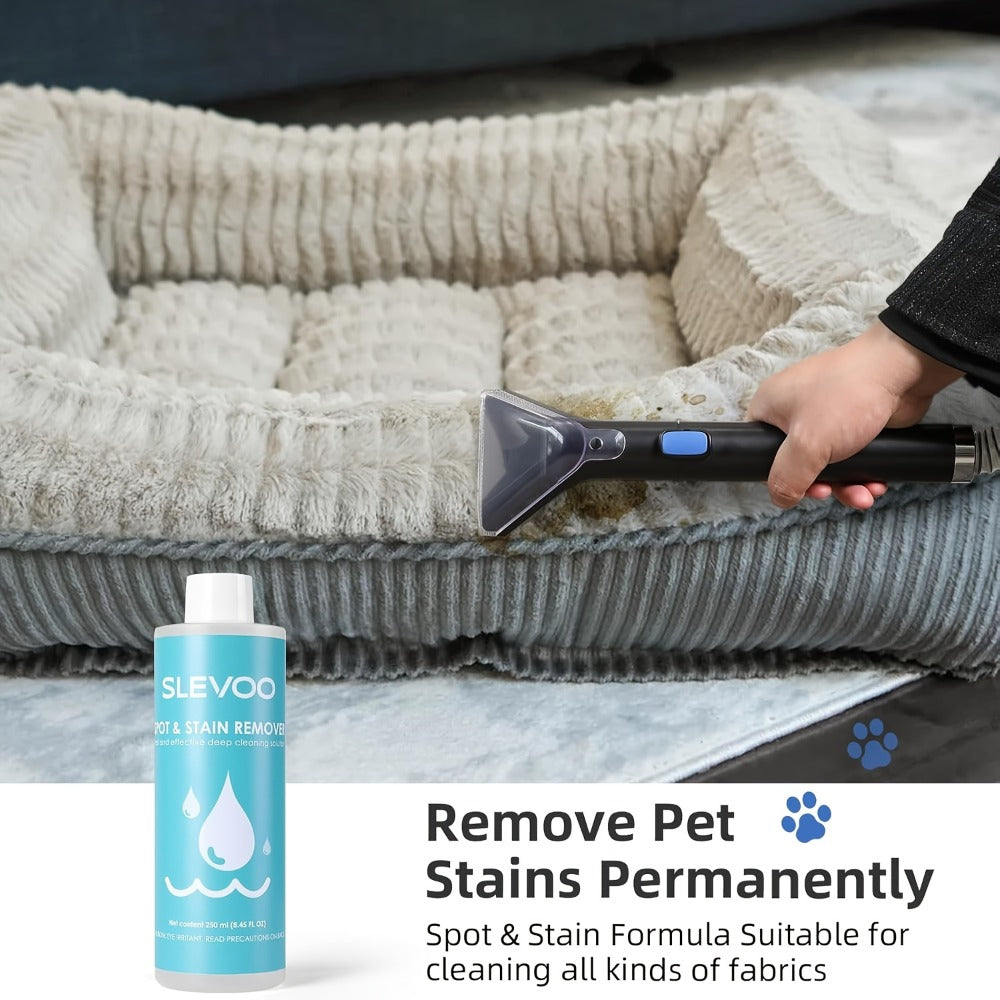 Portable Carpet Spot Cleaner 450W 12.5Kpa Upholstery Stain Remover Machine 42oz Tank 4.92ft Hose with Cleaning Solution for Pets Area Rugs Couch Stairs Auto Interior