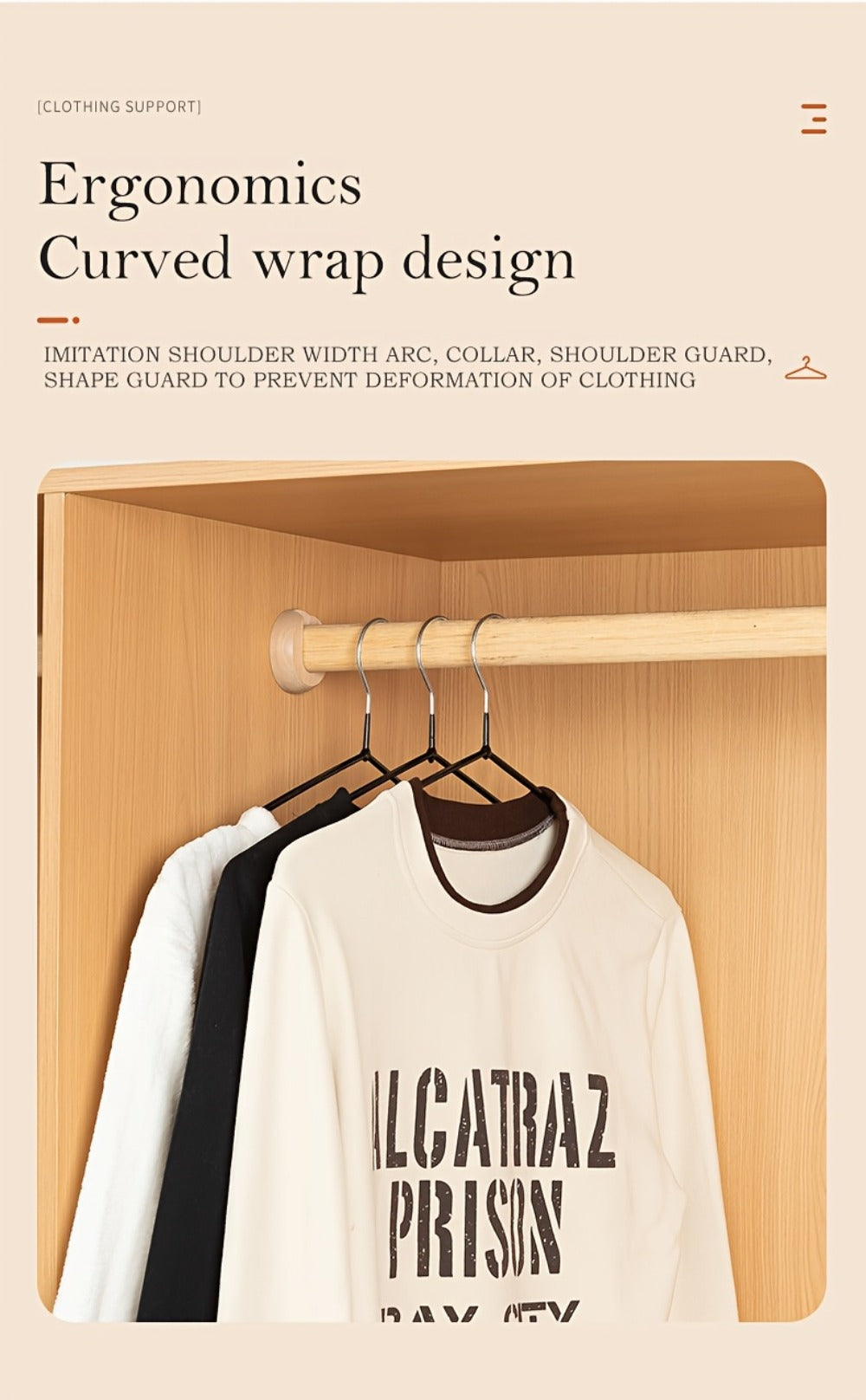 High Manganese Steel Non-Slip Clothes Hangers Thickened Heavy Duty Coat Suit Hangers Space Saving Closet Organizer