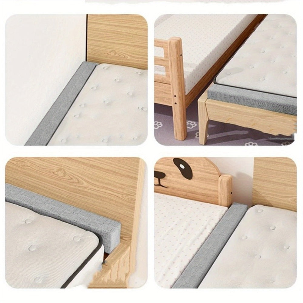 Mattress Gap Filler Pillow | Bed Crack Stopper Between Mattress & Headboard, High Density Foam Wedge, Twin Full Queen King