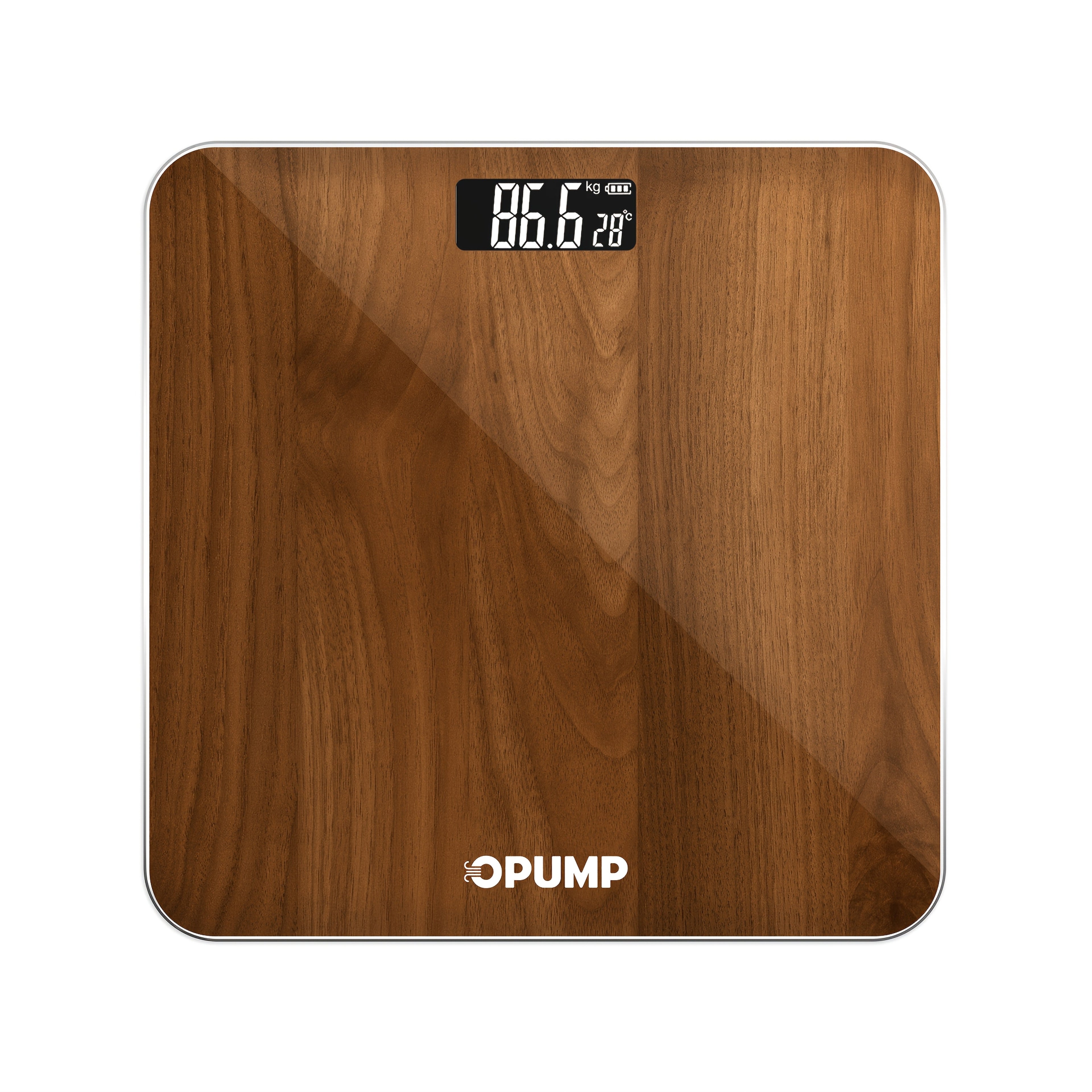 Digital Bathroom Scale High Precision 400 lbs ¨C Electronic Body Weight Scale with Backlit HD LCD Display, kg/lb/st Switchable, Easy Read, Includes Batteries