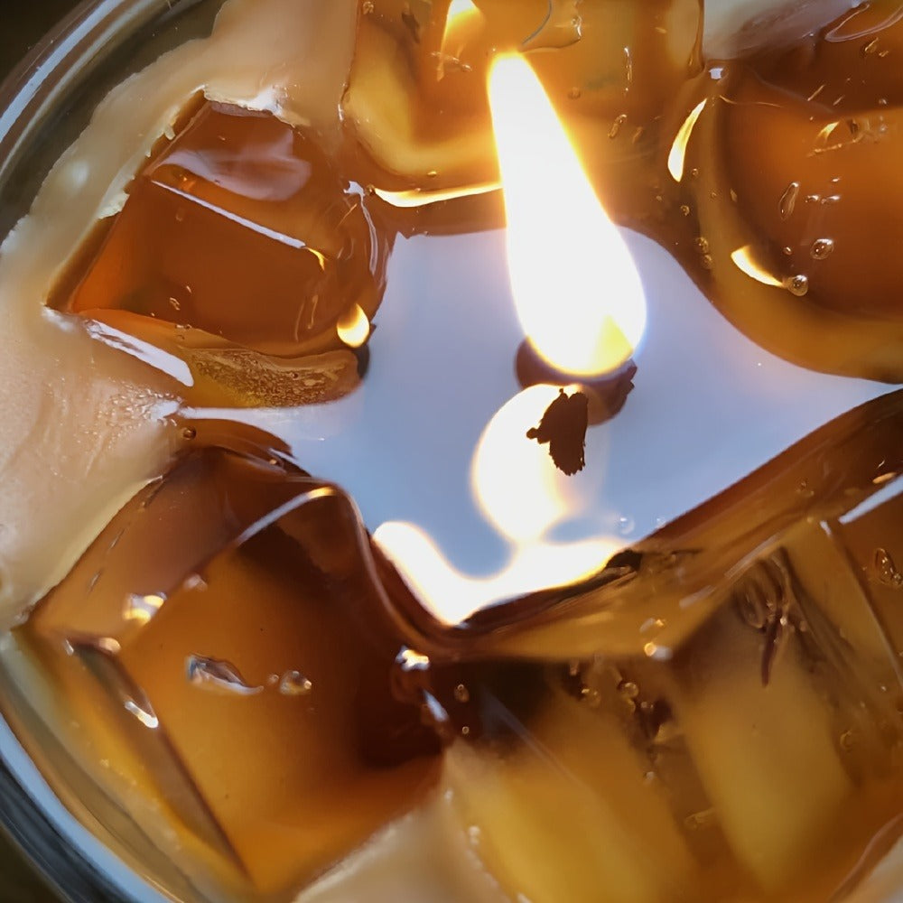 Coffee Candle Handcrafted ¨C 200g Iced Coffee Scented Soy Candle in Single Cup Design, Rich Coffee Aroma for Indoor Fragrance, Instagram-Style Niche Birthday Gift Box for Coffee Lovers