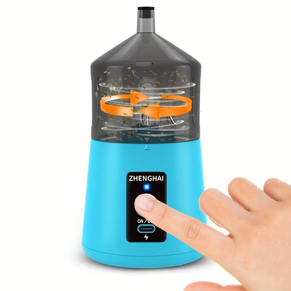 Electric Herb Grinder 150W USB-C Rechargeable - Dual Mode Pulse & Auto, Fast Grinding Dry Spices & Herbs, Compact Portable with Cleaning Brush | 6 Colors
