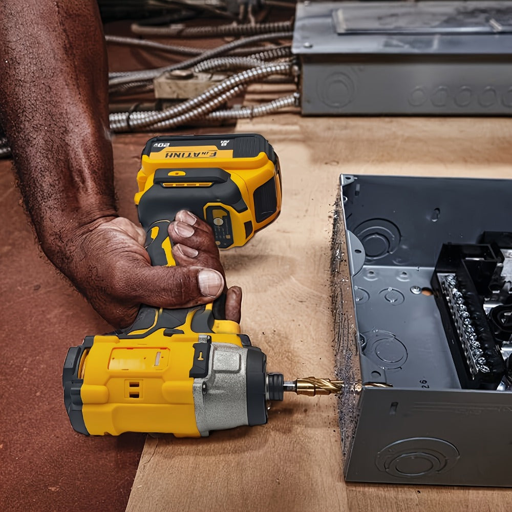 Cordless Impact Driver 1/4¡± Compatible with DeWalt 20V Battery | 0-2800 RPM Electric Impact Screwdriver with LED Indicator Light ¨C Ideal for Home Repair, Appliance & DIY Projects (Tool Only)