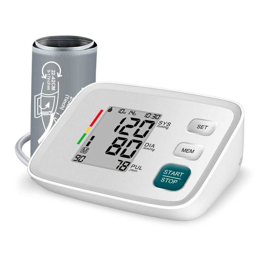 Blood Pressure Monitor Upper Arm - ALPHAMED U80E Automatic Digital Sphygmomanometer with Adjustable Cuff 8.7-17 Inch, 2¡Á90 Group Memory, Large Display for Home Use, Battery Operated