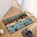 Cat Paw Print Door Mat Non-Slip Washable ¨C Indoor Outdoor Welcome Mat Quick-Dry Anti-Slip Rug for Living Room, Bedroom, Bathroom, Kitchen, Entryway ¨C Multiple Sizes