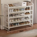 5-Tier Shoe Rack Organizer for Entryway, Space-Saving Narrow Shoe Storage Shelf, Multi-Layer Floor Mount, Holds 18 Pairs, No Assembly Tools Needed