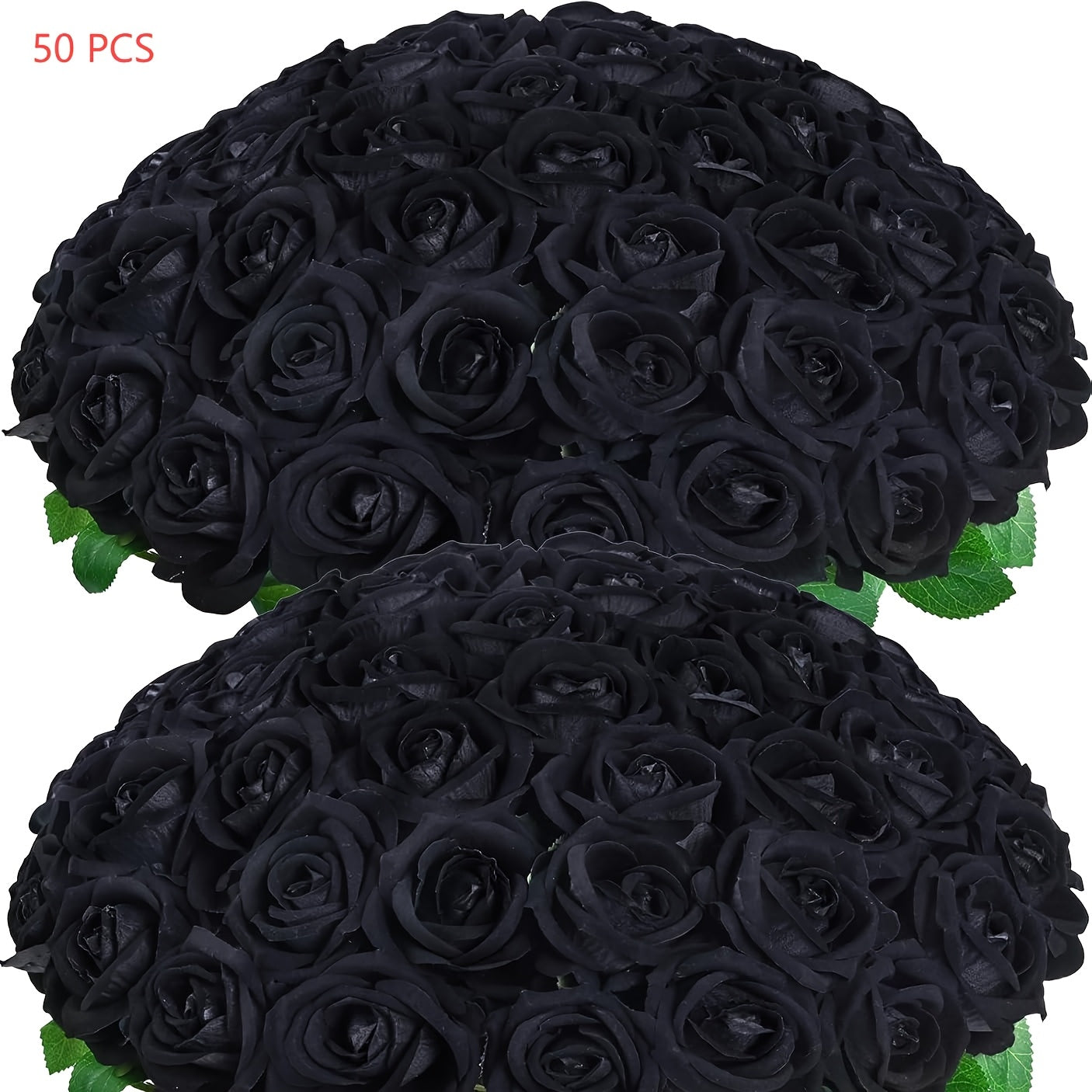 Artificial Roses Bulk with Long Stems ¨C Real Touch Velvet Fake Flowers for Wedding Bouquet, Bridal Centerpiece, Valentine's Day, Mother's Day, Home Decor (50/100pcs, Multi Colors)