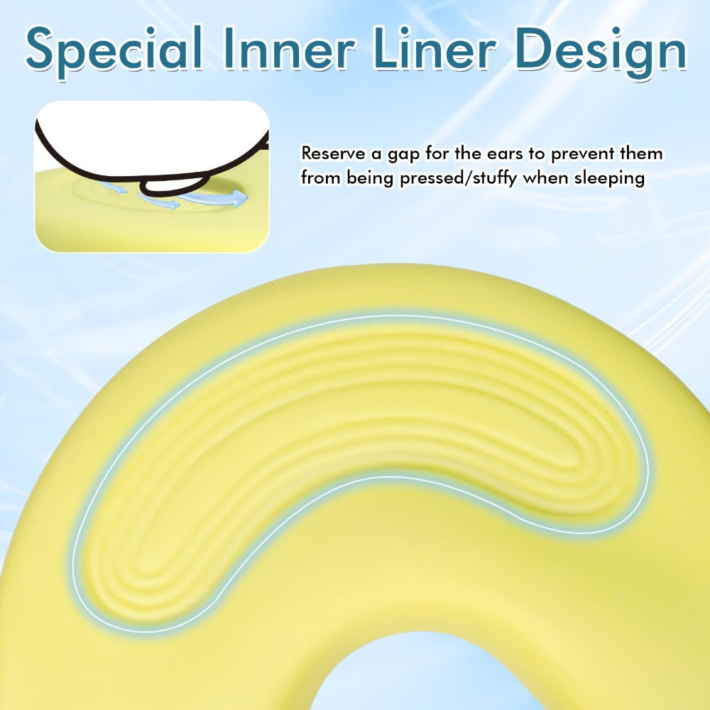 Ergonomic Cervical Pillow C-Shaped Neck Support Side Back Sleepers