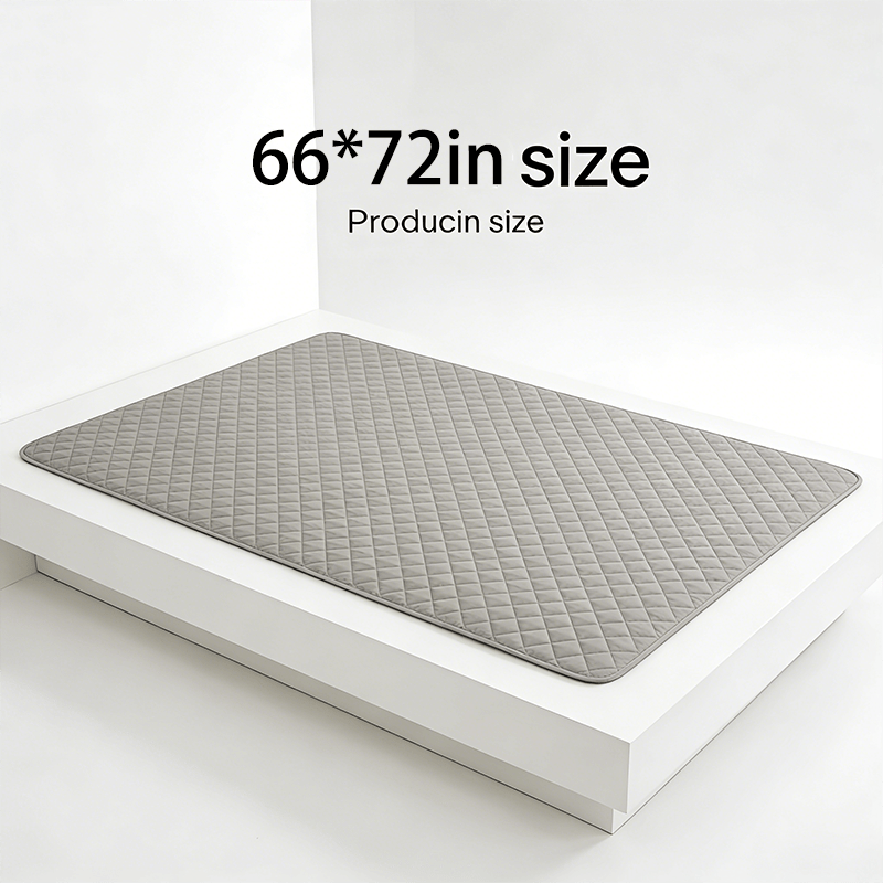 Washable Leak-Proof Mattress Protector for Seniors - Breathable Mesh Polyester, Urinary Incontinence & Bedwetting Pad | Twin, Full, Queen, King