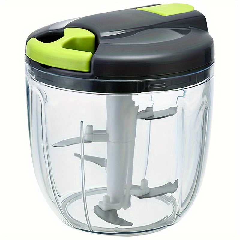 Vegetable Chopper with 3/5 Blades ¨C Multifunctional Onion Chopper, Food Dicer & Salad Cutter with Container | Kitchen Gadget Set for Potato, Carrot, Garlic