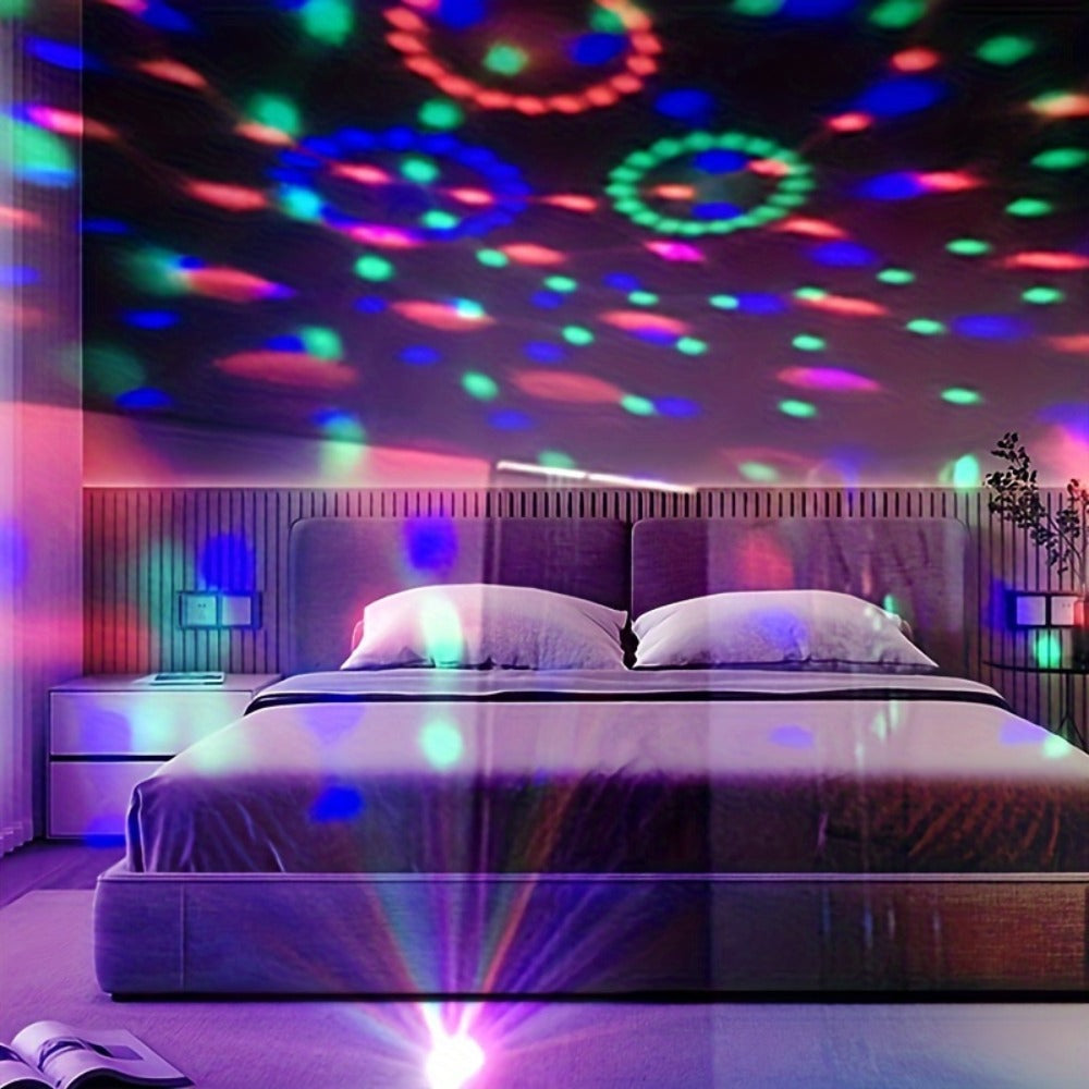 Party Lights Disco Ball Strobe Light Remote Control DJ Lighting Music Sync Rotating Effect for Home Room Dance Birthday Wedding Halloween Christmas Party Decorations 2pcs or 4pcs