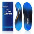 Arch Support Insoles for Men & Women ¨C Heavy Duty Shoe Inserts for Flat Feet, Shock Absorption, Plantar Fasciitis Relief, Work Boots, Hiking & Standing All Day