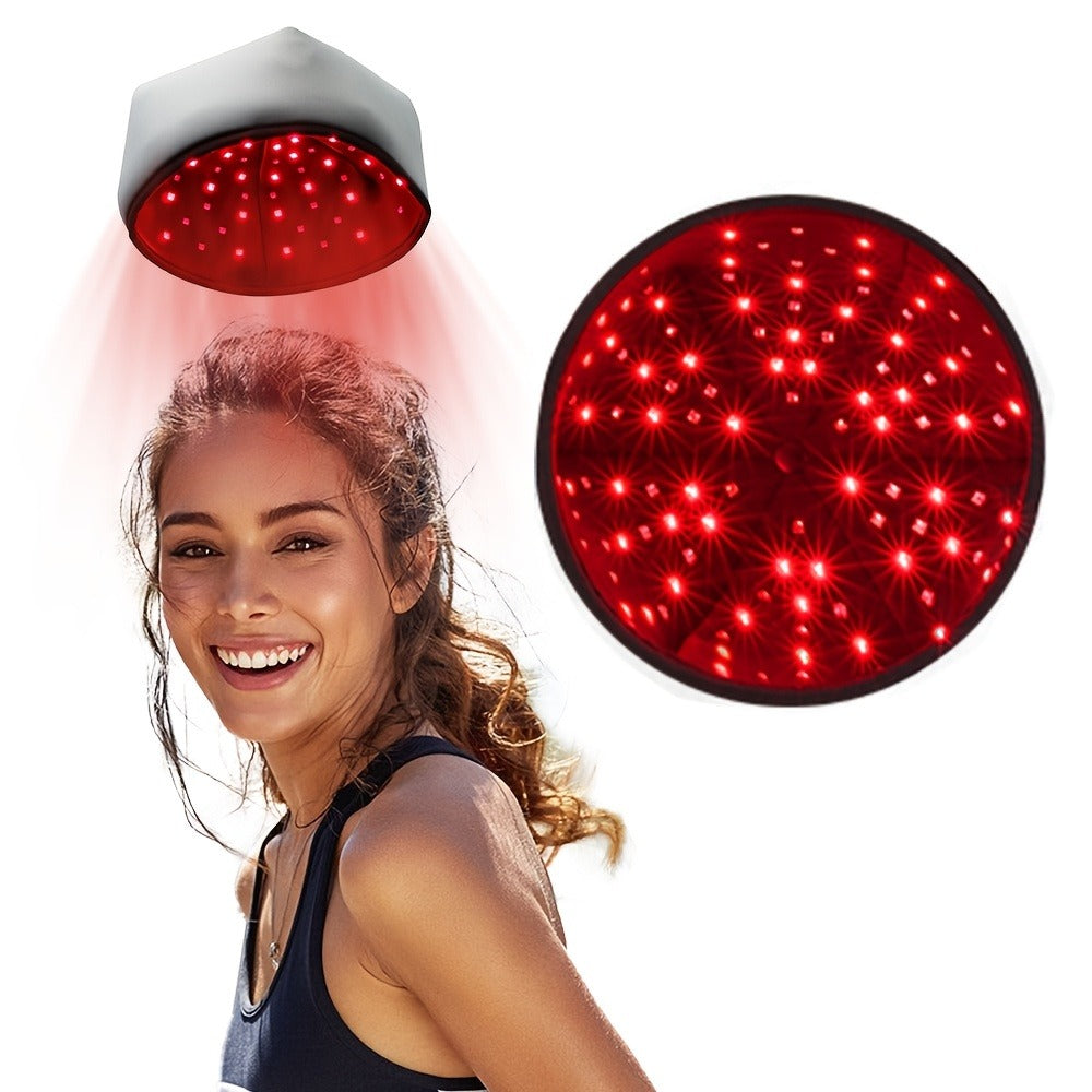 Red Light Therapy Cap FDA Cleared 120 LEDs | 660nm & 830nm Wavelength Hair Growth Helmet for Home Use | Near Infrared Light Therapy Hat for Scalp Treatment | Black & Gray Available