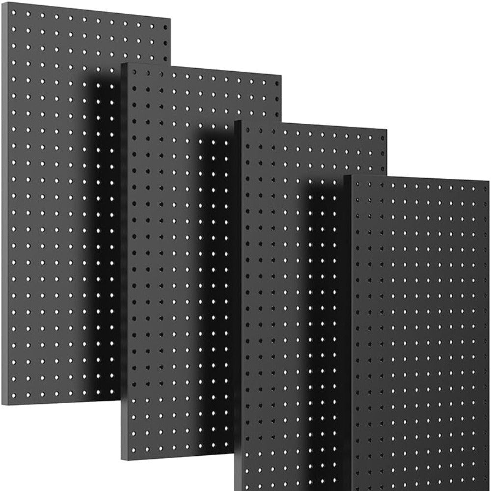 Metal Pegboard Wall Panels Garage Tool Storage Organizer Heavy Duty Steel Peg Board Wall Mounted Workshop Shed Craft Room 2 Pack 4 Pack
