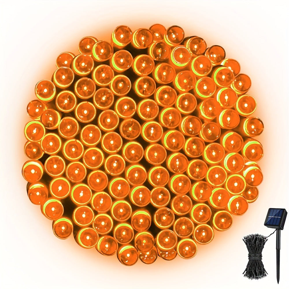 Solar LED Fairy String Lights IP65 Waterproof ¨C 40FT or 80FT with 8 Lighting Modes for Independence Day, Christmas, Wedding, Garden & Yard ¨C White, Warm White, Multi Color, Purple, Orange & Blue