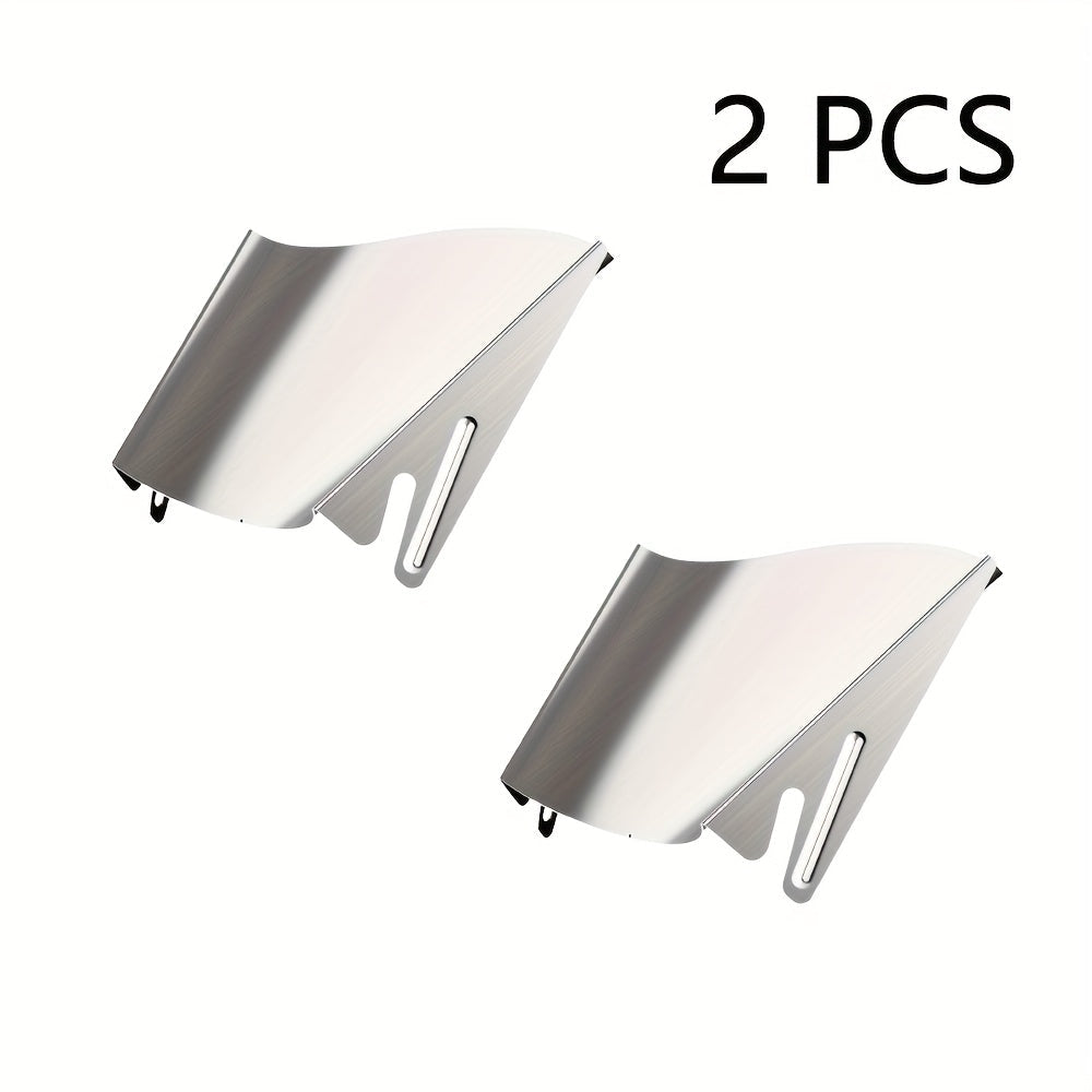 Stand Mixer Pouring Chute Stainless Steel ¨C Dishwasher Safe Pouring Shield for KitchenAid Tilt-Head & Bowl-Lift Models, 1-Pack or 2-Pack Baking Accessory, Durable & Splash-Proof