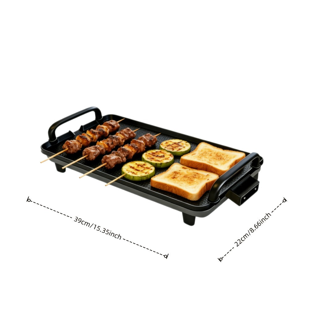 Electric Griddle with Non-Stick Coating - Large Submersible Cooking Surface, Make 15 Eggs at Once, Hassle-Free Cleanup, 2 Sizes Available - Perfect for Breakfast, Pancakes & Family Cooking