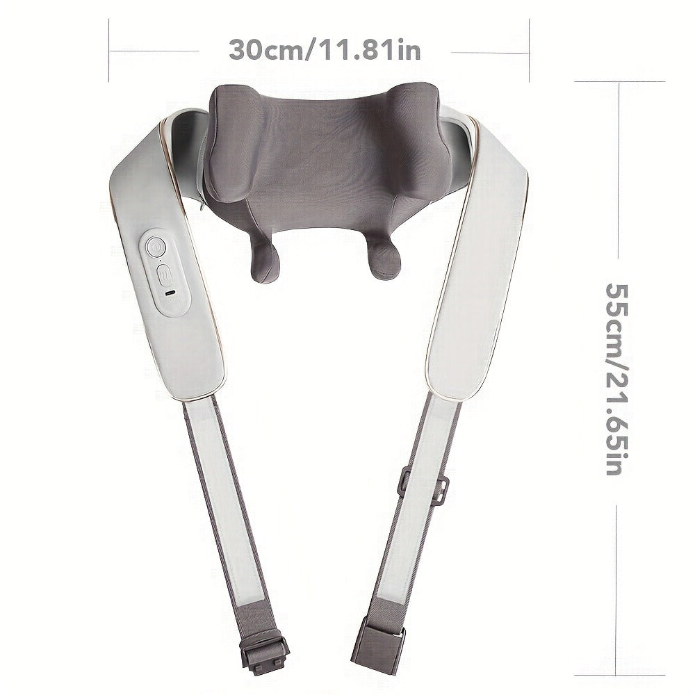 Neck Massager with Heat ¨C 6D Shiatsu Cordless Deep Kneading Electric Massager for Neck, Shoulder, Back & Waist | 9 Modes, Hot Compress 40-45¡ãC, 2200mAh Battery | Portable for Home, Office & Car