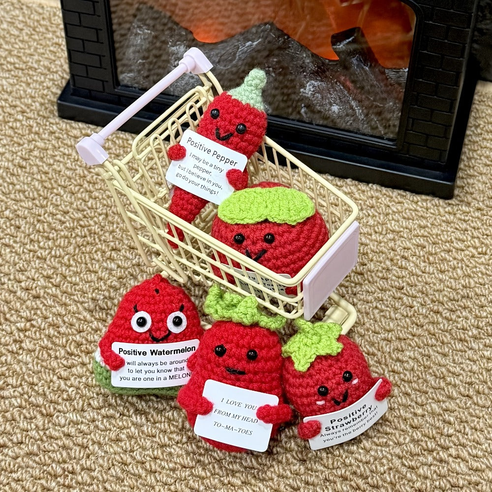 Crochet Doll Set 20pcs Handmade Emotional Support Dolls ¨C Cute Collectible Okra Plush Figures, Birthday Gift for Women Men Mom Dad Kids Teacher Friend Coworker