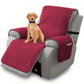 Non-Slip Recliner Chair Cover Sofa Slipcover with Elastic Straps Washable Pet Furniture Protector Indoor Outdoor 8 Colors