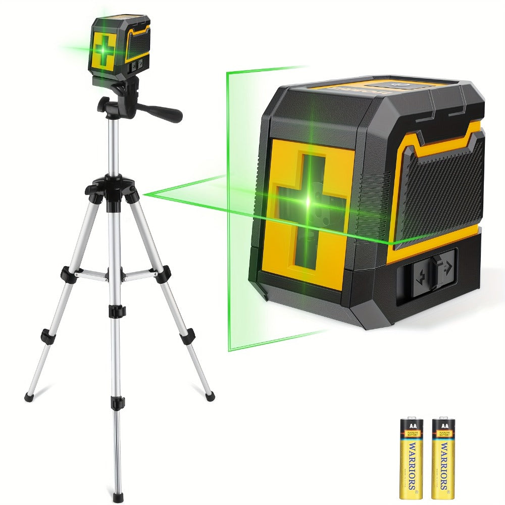 Green Laser Level Self-Leveling with Tripod ¨C Horizontal & Vertical Cross Line Laser for Construction, Tiling, Home Renovation & Interior Decoration