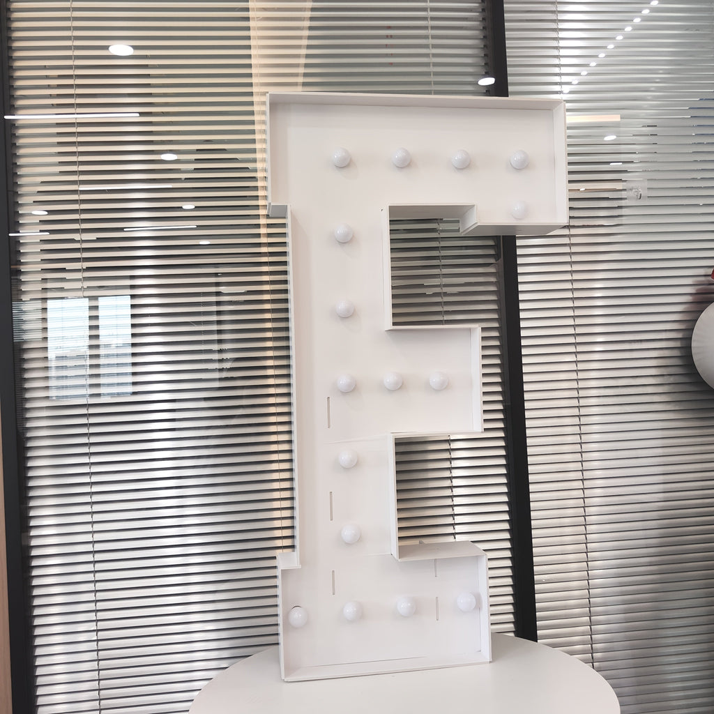 LED Letter Lights 4FT Tall Marquee Letter Lights A-Z Alphabet Light Up Letters with Cool White LED for Wedding, Birthday, Party, Proposal & Graduation Decor